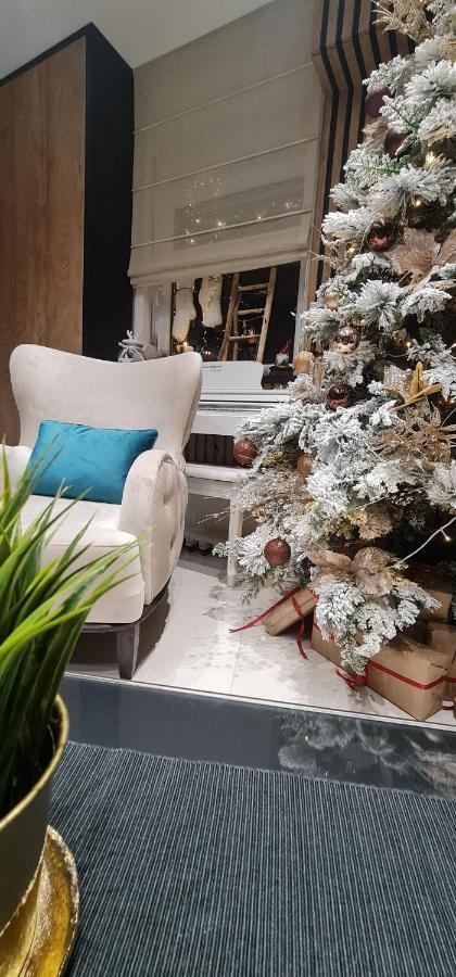 Design Apartment Platinium Spa Lux 5 Star "Havana" Completely Private Wellness & Spa Free Included Sauna & Jacuzzi & Salt Wall & Fire Place & 3D Ceilings & Business Wifi & Netflix & Keyless Code Entry & Full Smart App & Secure 2 Parking Place Τσούπρια Εξωτερικό φωτογραφία