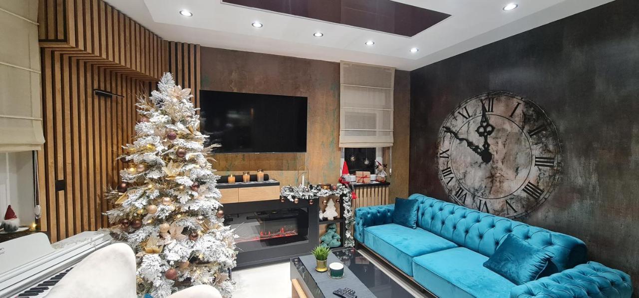 Design Apartment Platinium Spa Lux 5 Star "Havana" Completely Private Wellness & Spa Free Included Sauna & Jacuzzi & Salt Wall & Fire Place & 3D Ceilings & Business Wifi & Netflix & Keyless Code Entry & Full Smart App & Secure 2 Parking Place Τσούπρια Εξωτερικό φωτογραφία