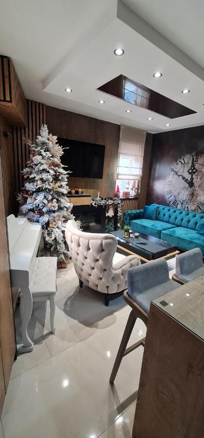 Design Apartment Platinium Spa Lux 5 Star "Havana" Completely Private Wellness & Spa Free Included Sauna & Jacuzzi & Salt Wall & Fire Place & 3D Ceilings & Business Wifi & Netflix & Keyless Code Entry & Full Smart App & Secure 2 Parking Place Τσούπρια Εξωτερικό φωτογραφία