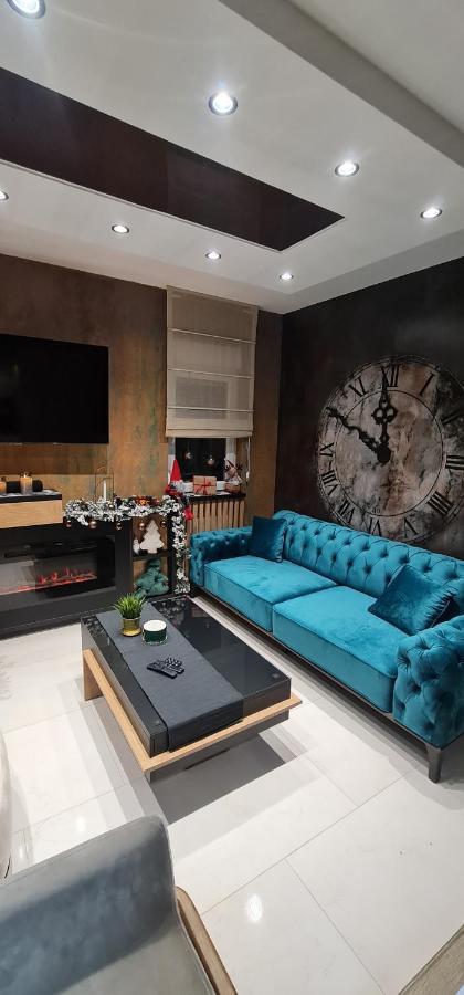 Design Apartment Platinium Spa Lux 5 Star "Havana" Completely Private Wellness & Spa Free Included Sauna & Jacuzzi & Salt Wall & Fire Place & 3D Ceilings & Business Wifi & Netflix & Keyless Code Entry & Full Smart App & Secure 2 Parking Place Τσούπρια Εξωτερικό φωτογραφία