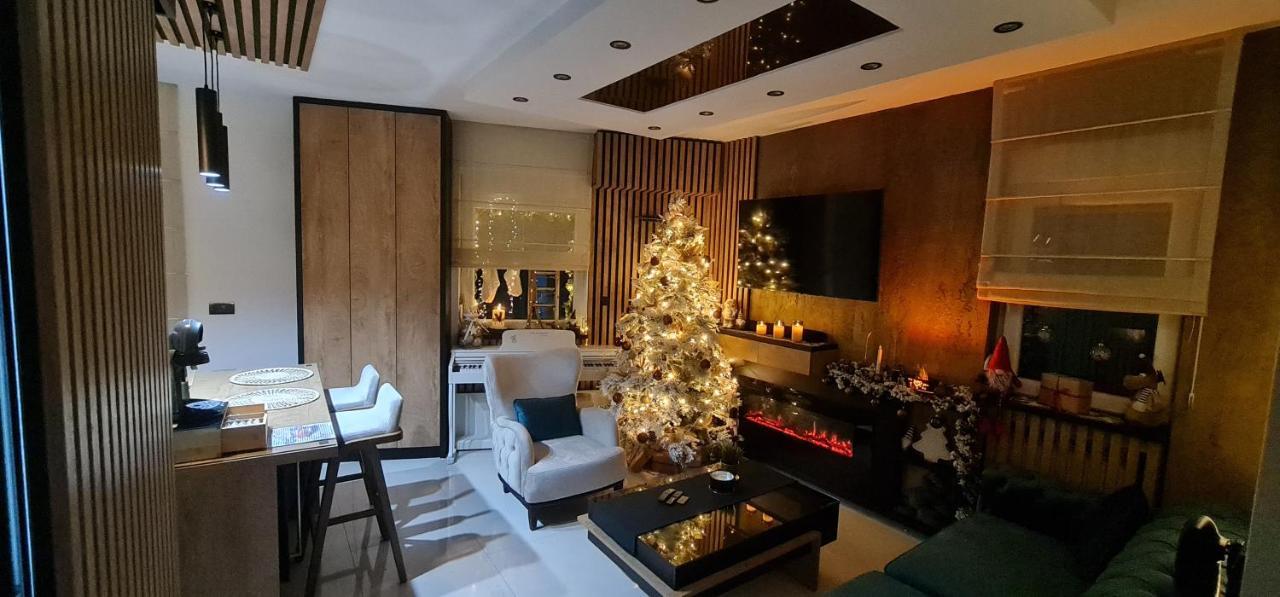 Design Apartment Platinium Spa Lux 5 Star "Havana" Completely Private Wellness & Spa Free Included Sauna & Jacuzzi & Salt Wall & Fire Place & 3D Ceilings & Business Wifi & Netflix & Keyless Code Entry & Full Smart App & Secure 2 Parking Place Τσούπρια Εξωτερικό φωτογραφία