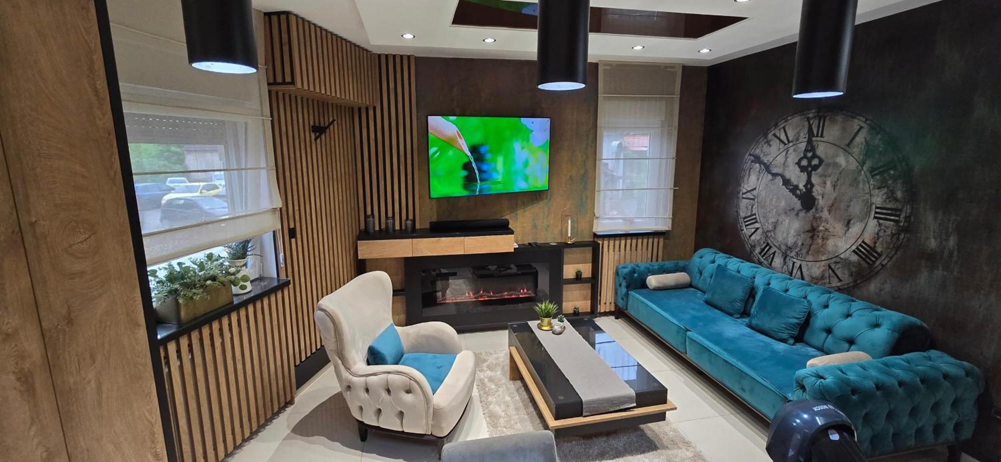 Design Apartment Platinium Spa Lux 5 Star "Havana" Completely Private Wellness & Spa Free Included Sauna & Jacuzzi & Salt Wall & Fire Place & 3D Ceilings & Business Wifi & Netflix & Keyless Code Entry & Full Smart App & Secure 2 Parking Place Τσούπρια Εξωτερικό φωτογραφία