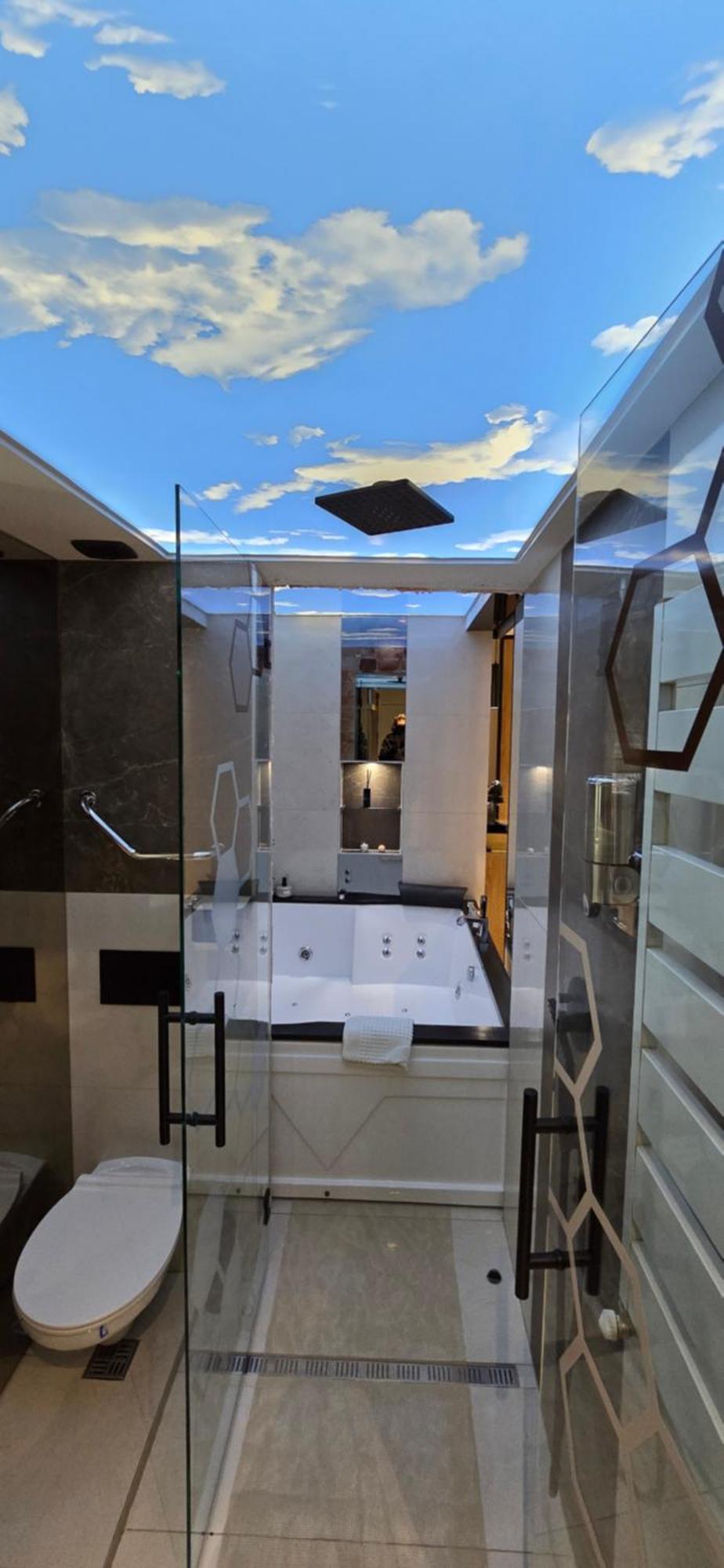 Design Apartment Platinium Spa Lux 5 Star "Havana" Completely Private Wellness & Spa Free Included Sauna & Jacuzzi & Salt Wall & Fire Place & 3D Ceilings & Business Wifi & Netflix & Keyless Code Entry & Full Smart App & Secure 2 Parking Place Τσούπρια Εξωτερικό φωτογραφία