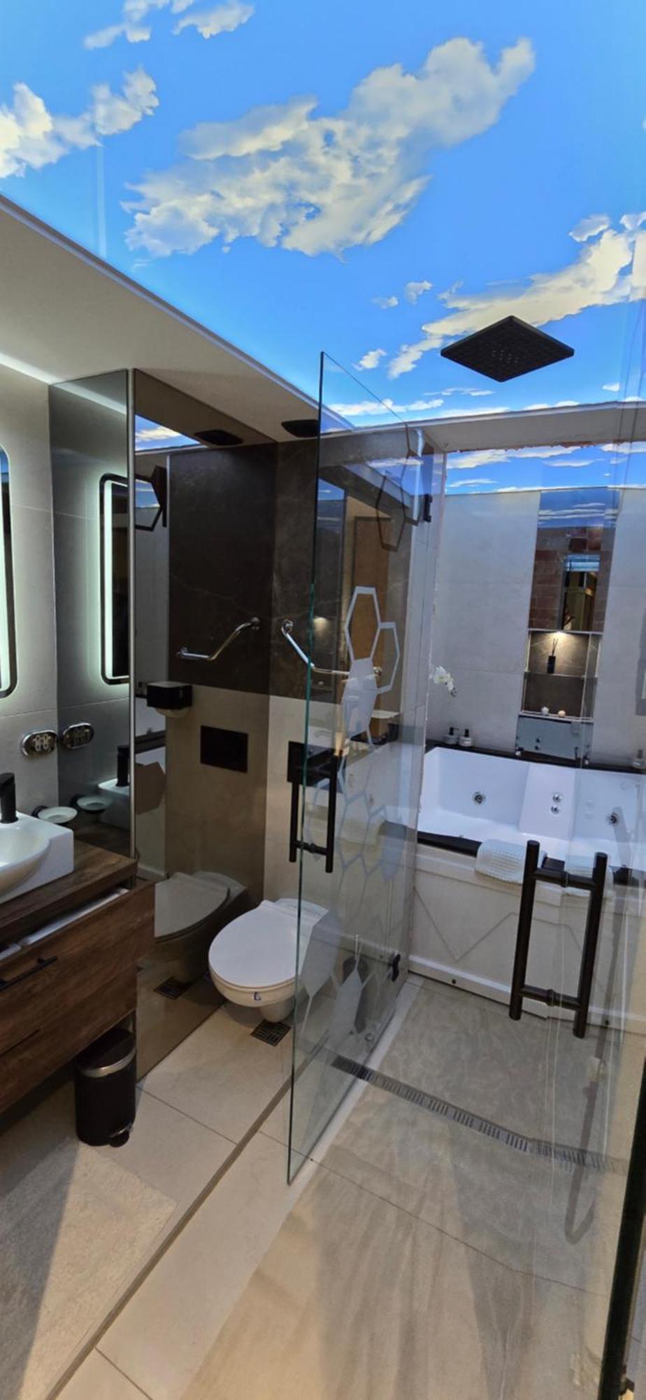 Design Apartment Platinium Spa Lux 5 Star "Havana" Completely Private Wellness & Spa Free Included Sauna & Jacuzzi & Salt Wall & Fire Place & 3D Ceilings & Business Wifi & Netflix & Keyless Code Entry & Full Smart App & Secure 2 Parking Place Τσούπρια Εξωτερικό φωτογραφία